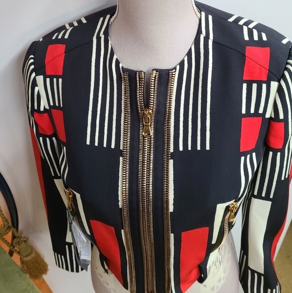 NWT Alexander McQueen Geometric Jacket - Picture 2 of 15